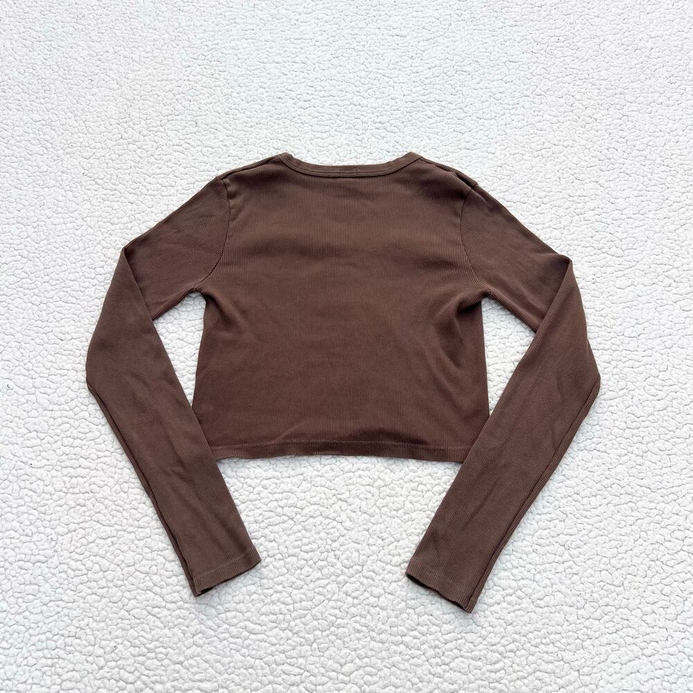 Brandy Melville Brown Cardigan Sweater - Picture 2 of 5
